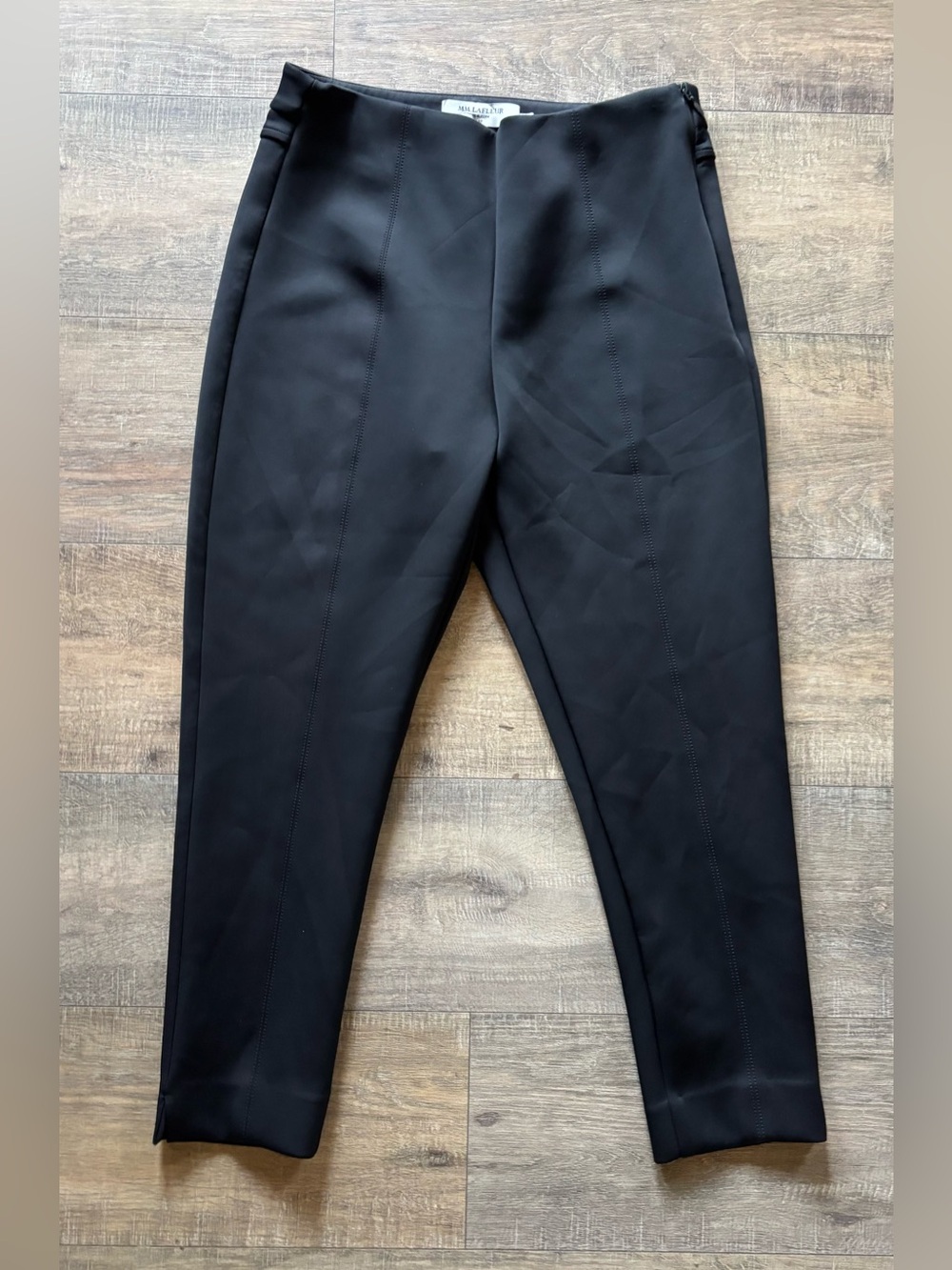 MM Lafleur The Robbin women’s size 10 Black Scuba Tailored Ankle Dress Pants